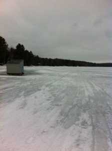 View of Norton Pond along the southern shoreline