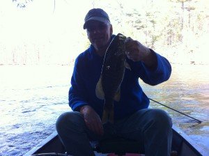 The smallmouth bass that pretended to be a big brookie!