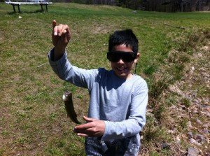 Finally, a brook trout!