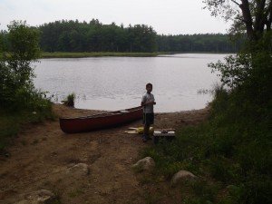 The rough launch at Lily Pond