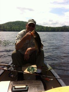 A Perley Pond largemouth bass that fell for my buzzbait