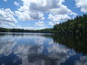 General view of Worthley Pond