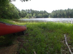 The access point on Island Pond