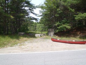 The entrance point to Island Pond on Route 106