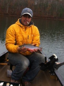 Look at those gorgeous spawning colors!