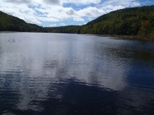 Mud Pond provides an idyllic setting to enjoy a lazy afternoon on the water