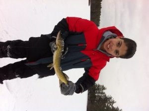 That's one nice (but rather skinny) 22" pickerel!