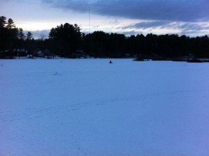 This bay is shallow and has lots of pickerel