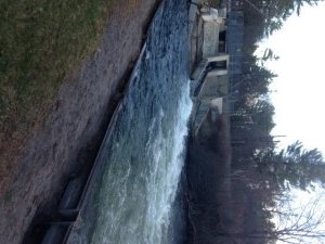 View of the dam by Mill Street