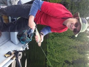 Hold on, Bill. We don't come all the way to Pierce Pond to catch fallfish!!