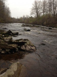 View of the Kennebunk River upstream of the Route 1 bridge