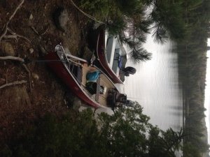 Time to load up our boats and make our way back to Lower Pond