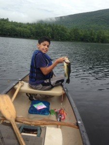 Christian's nice largemouth bass caught on Beaver Pond