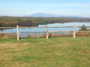 View of Mount Katadhin from south of Millinocket, Maine
