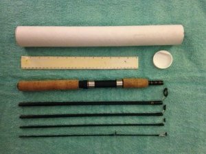 This 6' Okuma Voyager Traveler rod worked great for me 