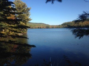 View of Long Pond towards the east