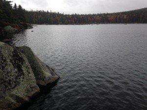Russell Pond is isolated and remote