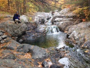 Even though Joel and I got disoriented by Howe Brook Trail, the brook itself was quite pretty. And look at all those colors!!