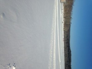 Lots of fishing activity on Dutton Pond to my right