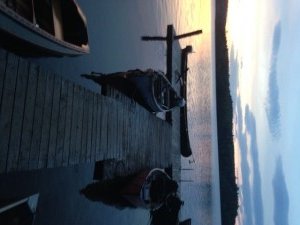Trolling early in the morning is quiet and peaceful