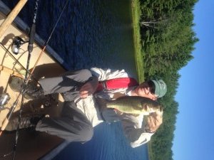 ... and so I'm I since we caught these two fish at the same time