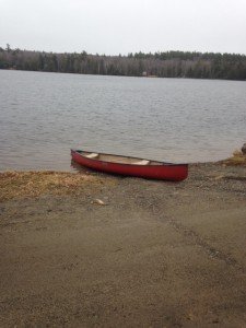 View of Kimball Pond from the rough boat launch